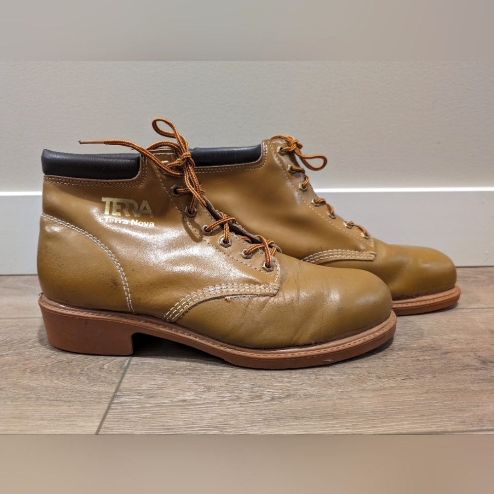 Men's Leather Terra Nova Work Boots Steel Toe